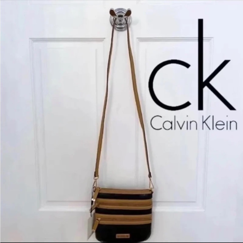 NEW Calvin Klein Crossbody bag black and brown. Perfect for FALL!